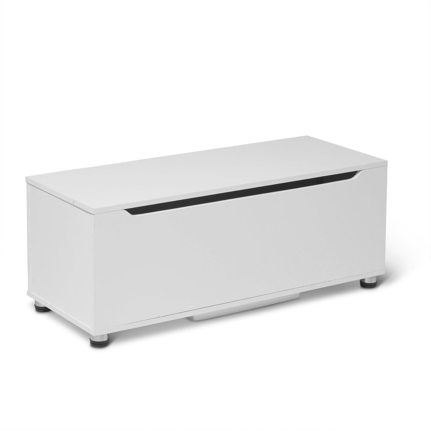 Essie wooden storage chest - blanket box - toy chest - white - Laura James