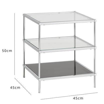 Evelyn Side Table - Chrome