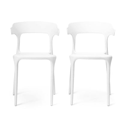 Finn dining chairs - set of 4 - white