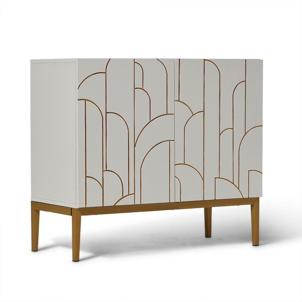 Gatsby 2 Door Sideboard – Snow White - Laura James