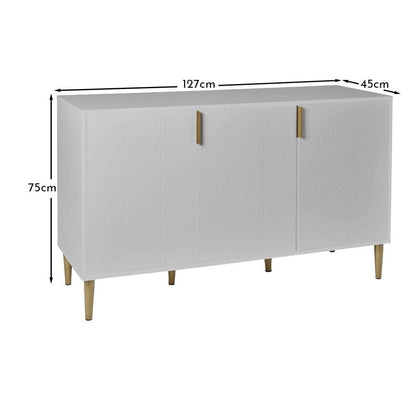 Gloria Deco Sideboard, Mist Grey - Laura James