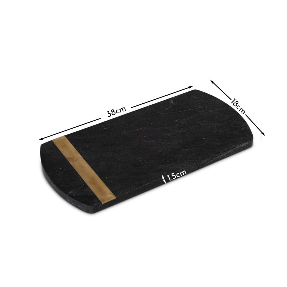 Grazeley Black Marble Serving Board - 38X18cm