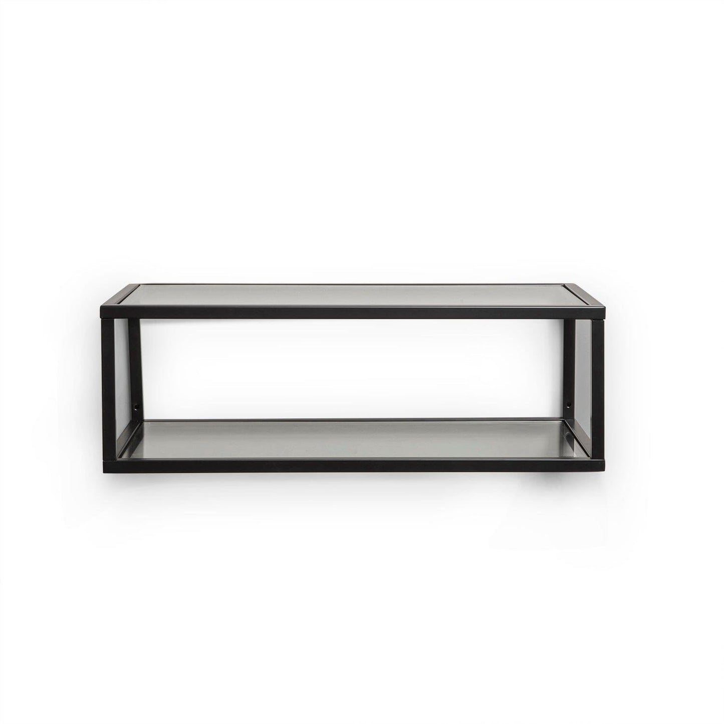 Harris Black Metal Industrial Shelf Bookcase - Laura James