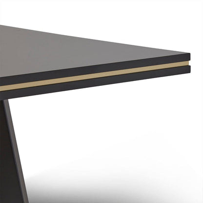 Iliana dining table - charcoal grey - Laura James