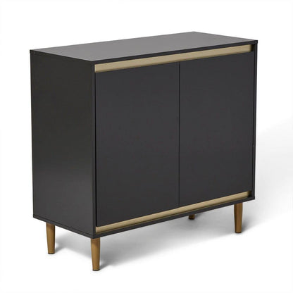 Iliana Charcoal Grey 2 Door Sideboard - Laura James