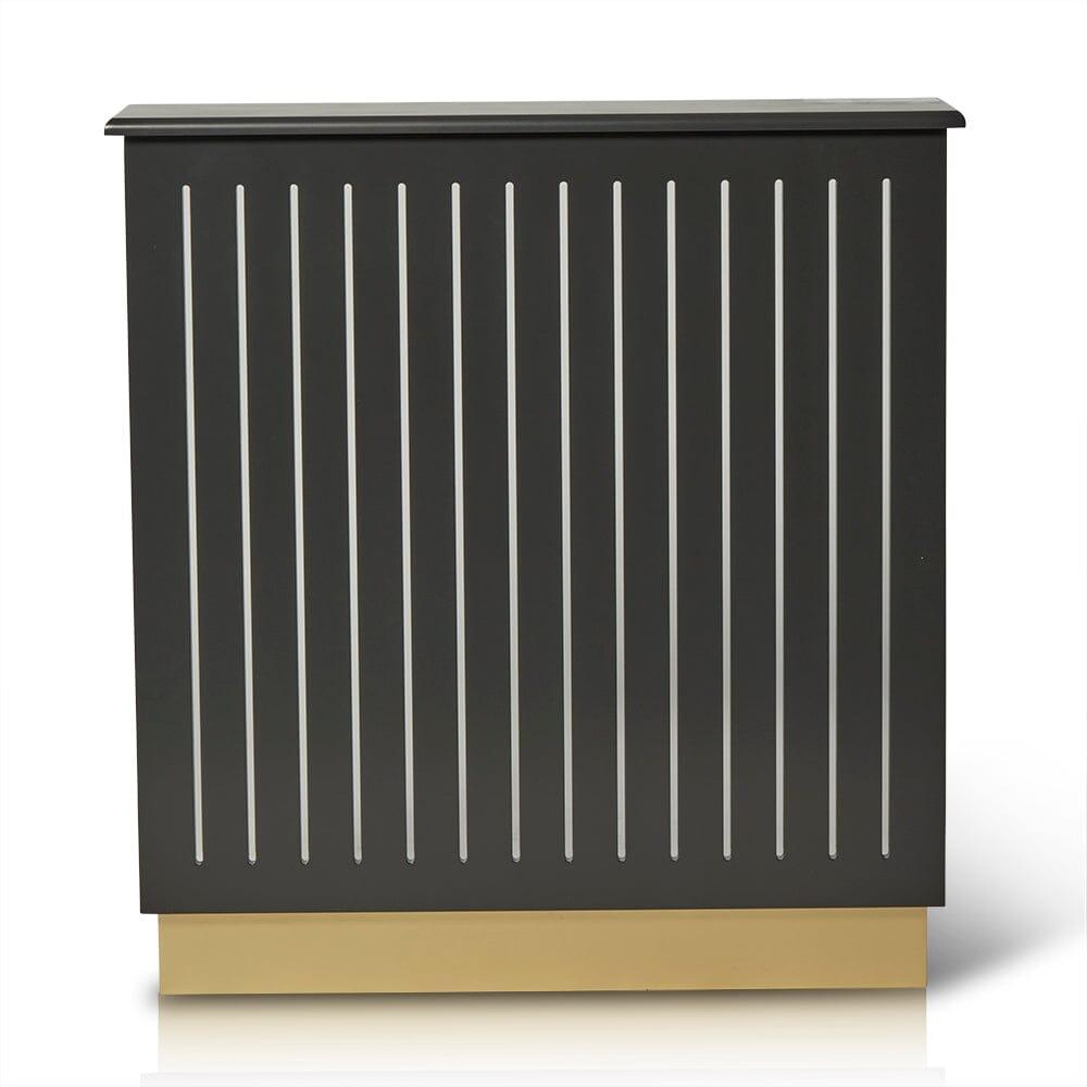 Iliana Small Radiator Cover in Charcoal Grey - Laura James