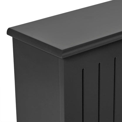 Iliana Small Radiator Cover in Charcoal Grey - Laura James