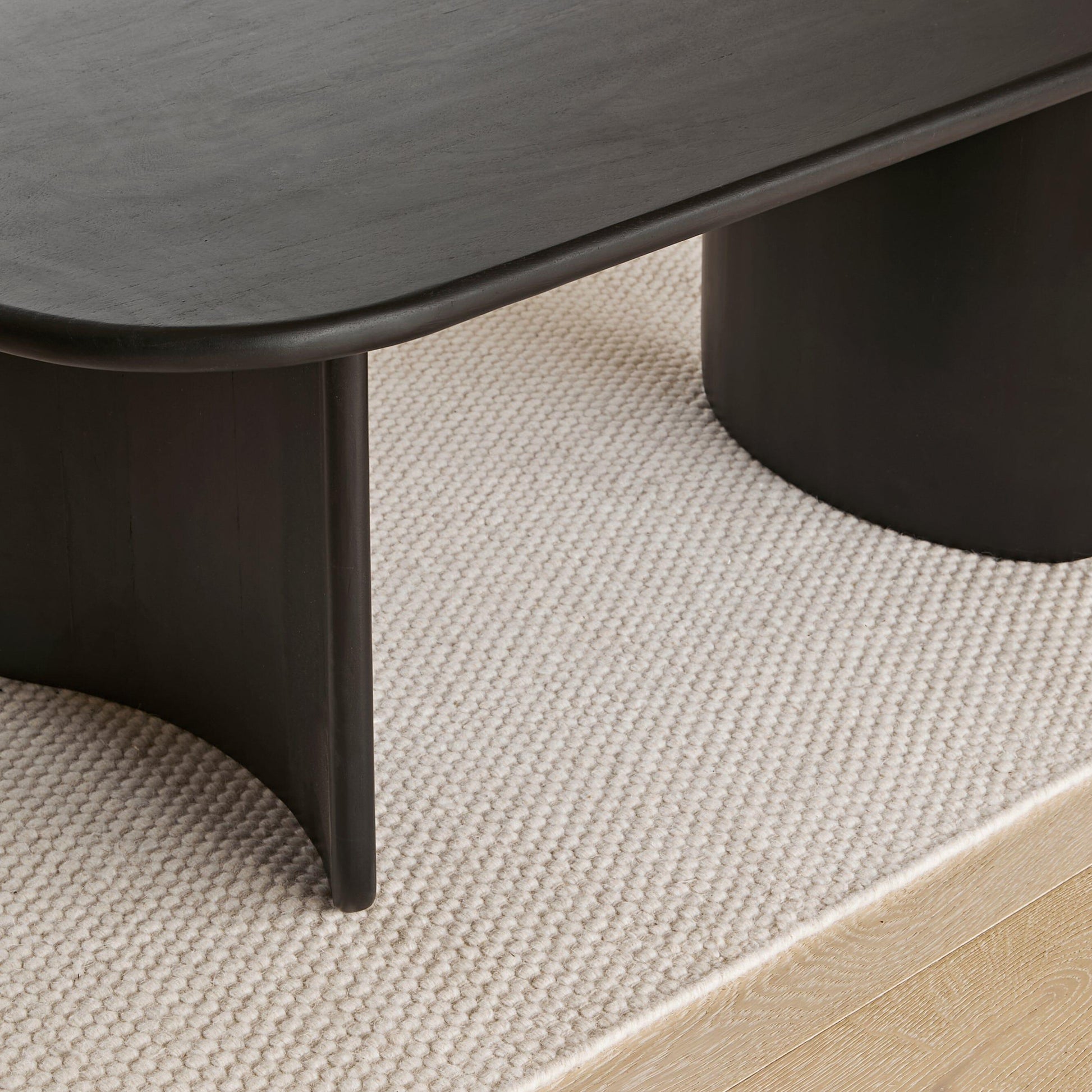 Imogen 110cm Coffee Table, Jet Black Acacia - Laura James