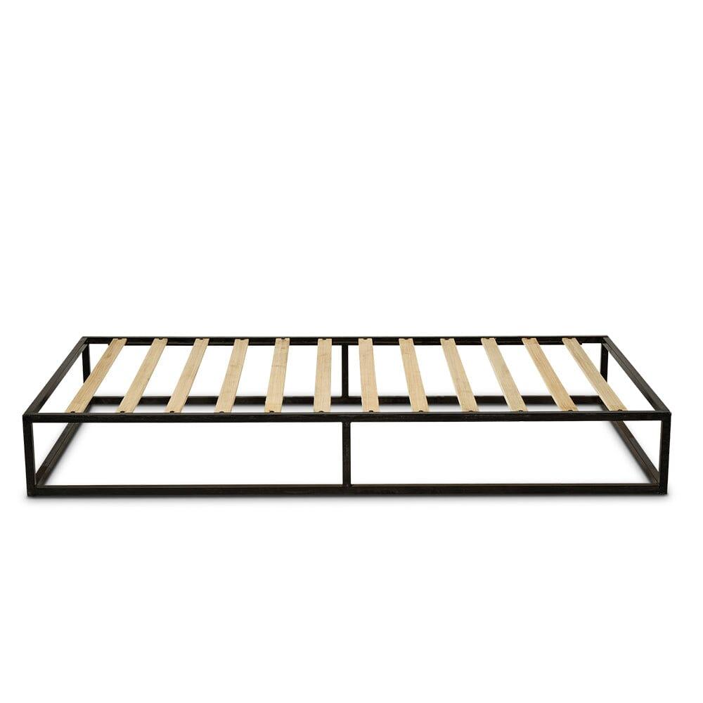 Indy Single Platform Bed - Black Metal - Laura James