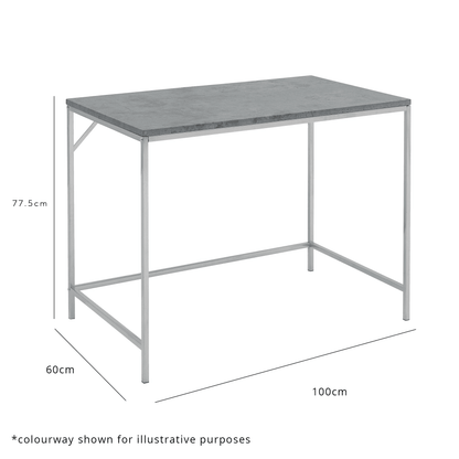 Jay Desk - Marble Effect & Gold