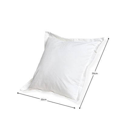 Ludney 45x45cm Oxford Edge Cushion Cover - Off White