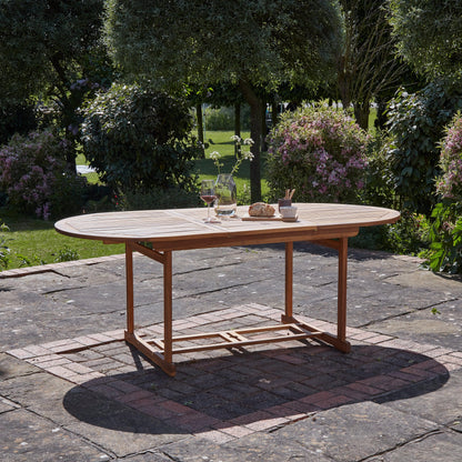 Oakley Extendable Wooden Garden Table - Laura James