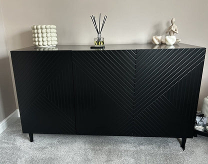 Jack Sideboard - Geometric - Black