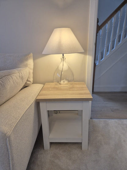 Bampton Side Table - Alabaster White