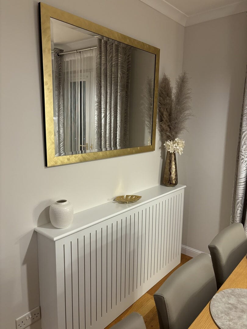 Elspeth Large Radiator Cover in Snow White