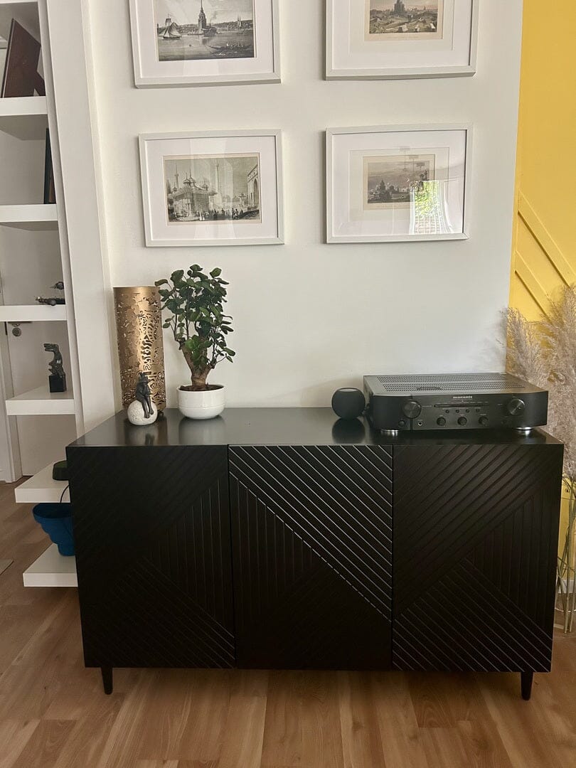 Jack Sideboard - Geometric - Black