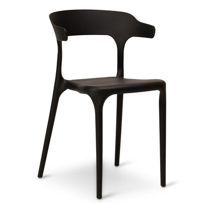 Finn dining chairs - set of 4 - black - Laura James