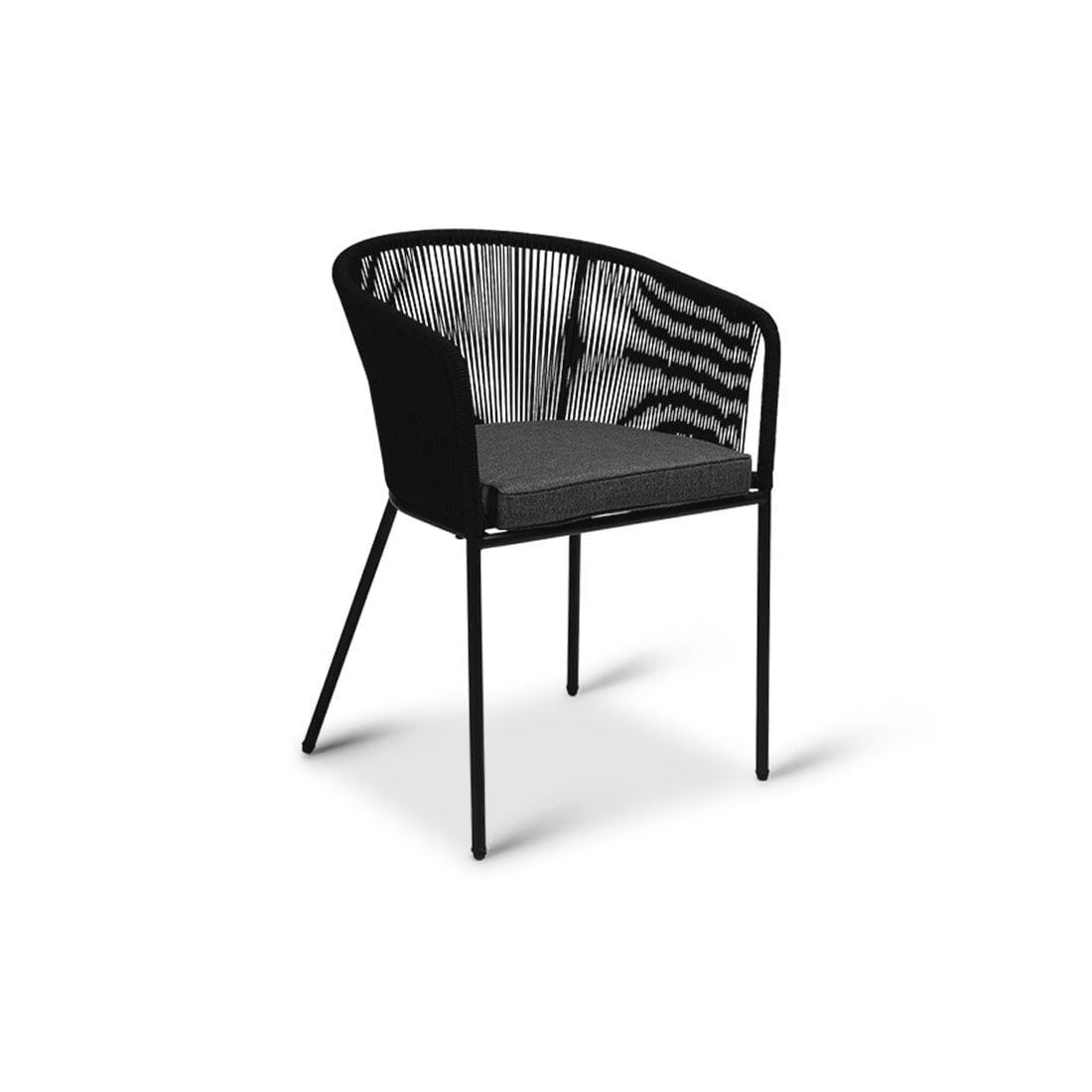 Hali Black Rope Garden Chair