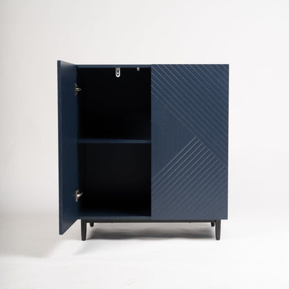 Outlet - Jack small sideboard - geometric - blue