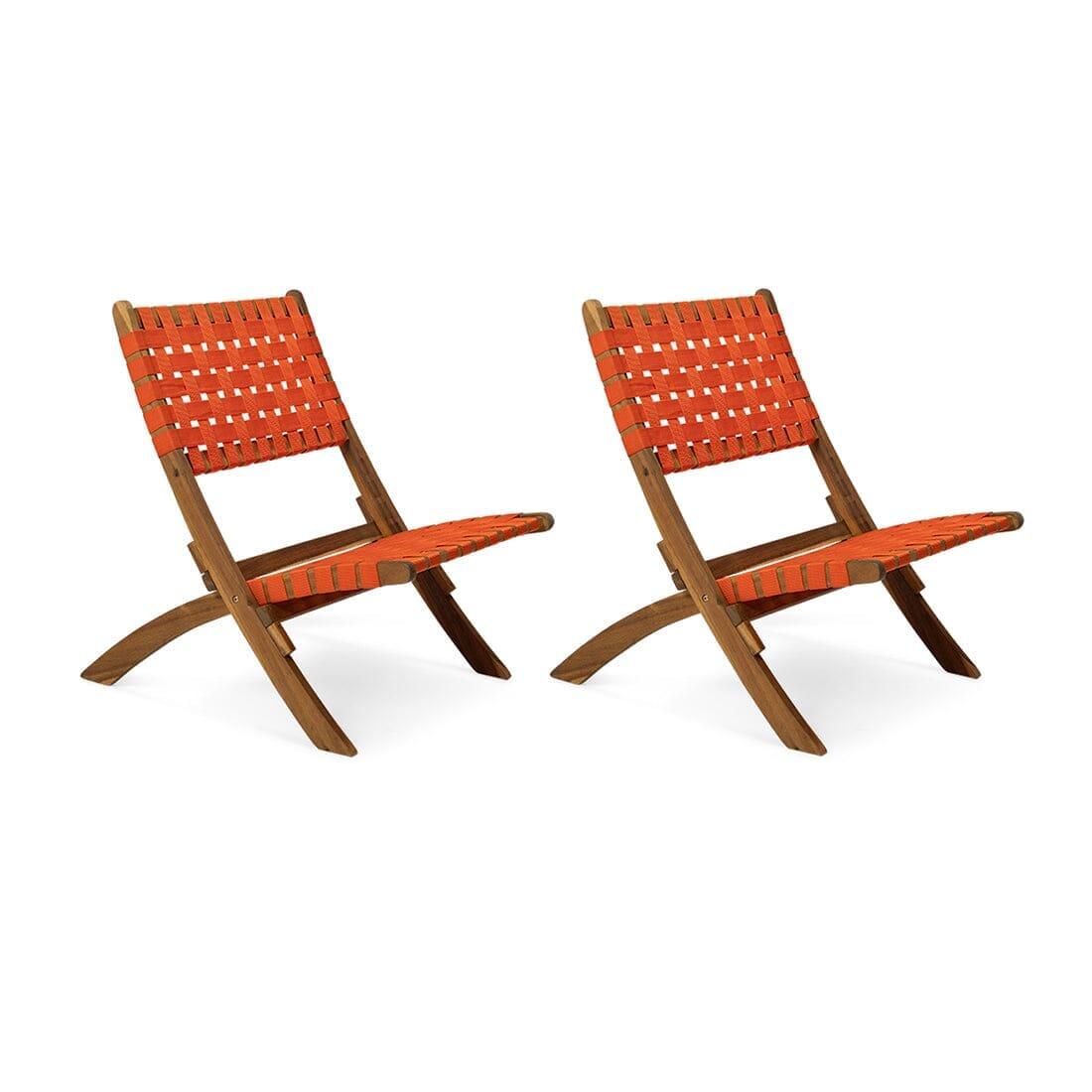 Kai Orange Beach Chair Sets