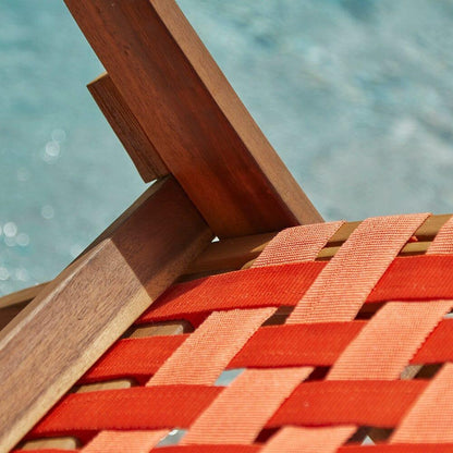 Kai Orange Folding Beach Chair