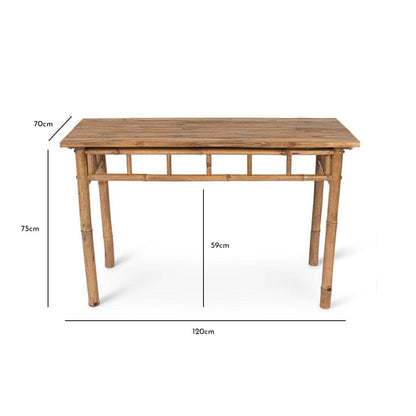 Lila Bamboo Table 120cm