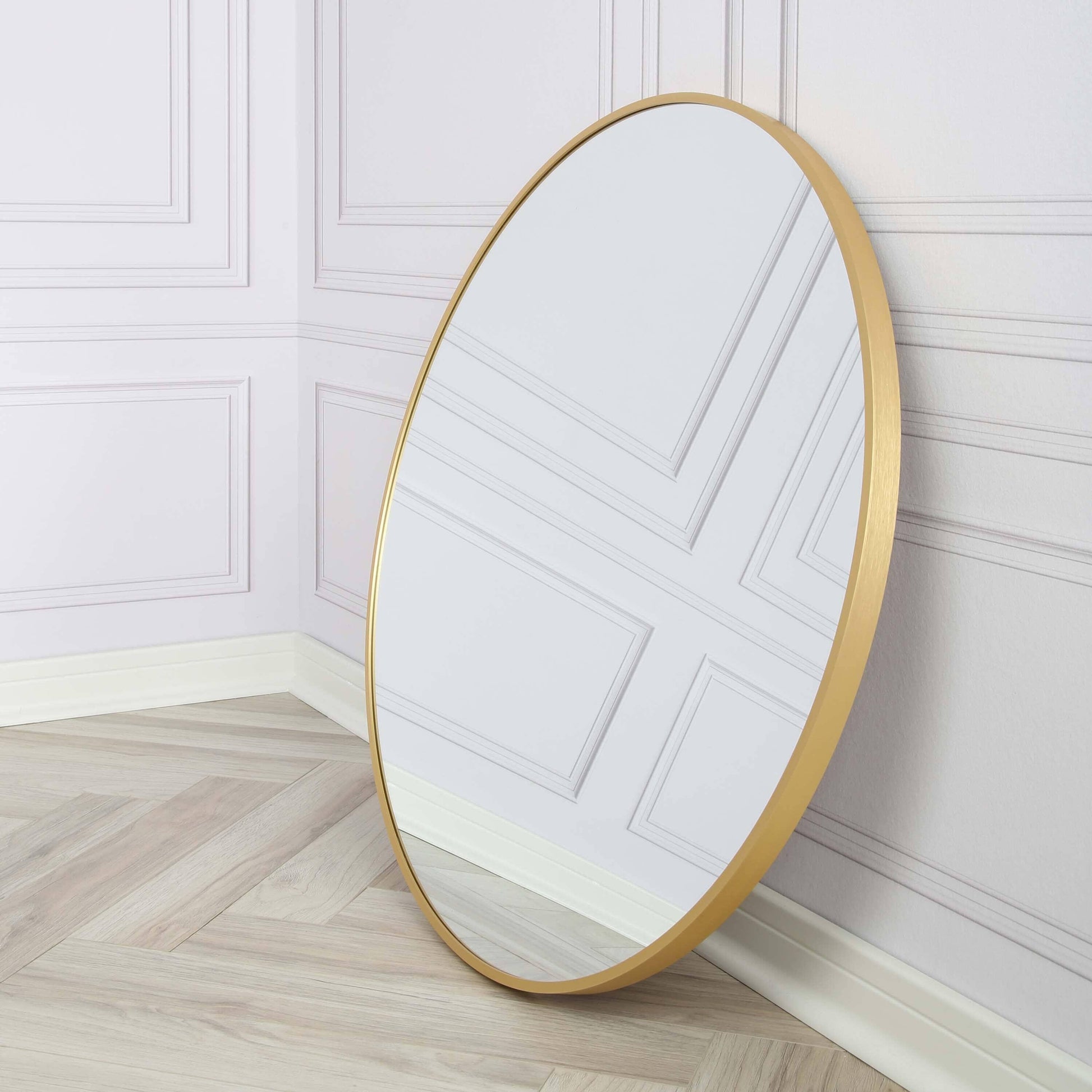 Outlet - Pandora round mirror - small - gold - Laura James