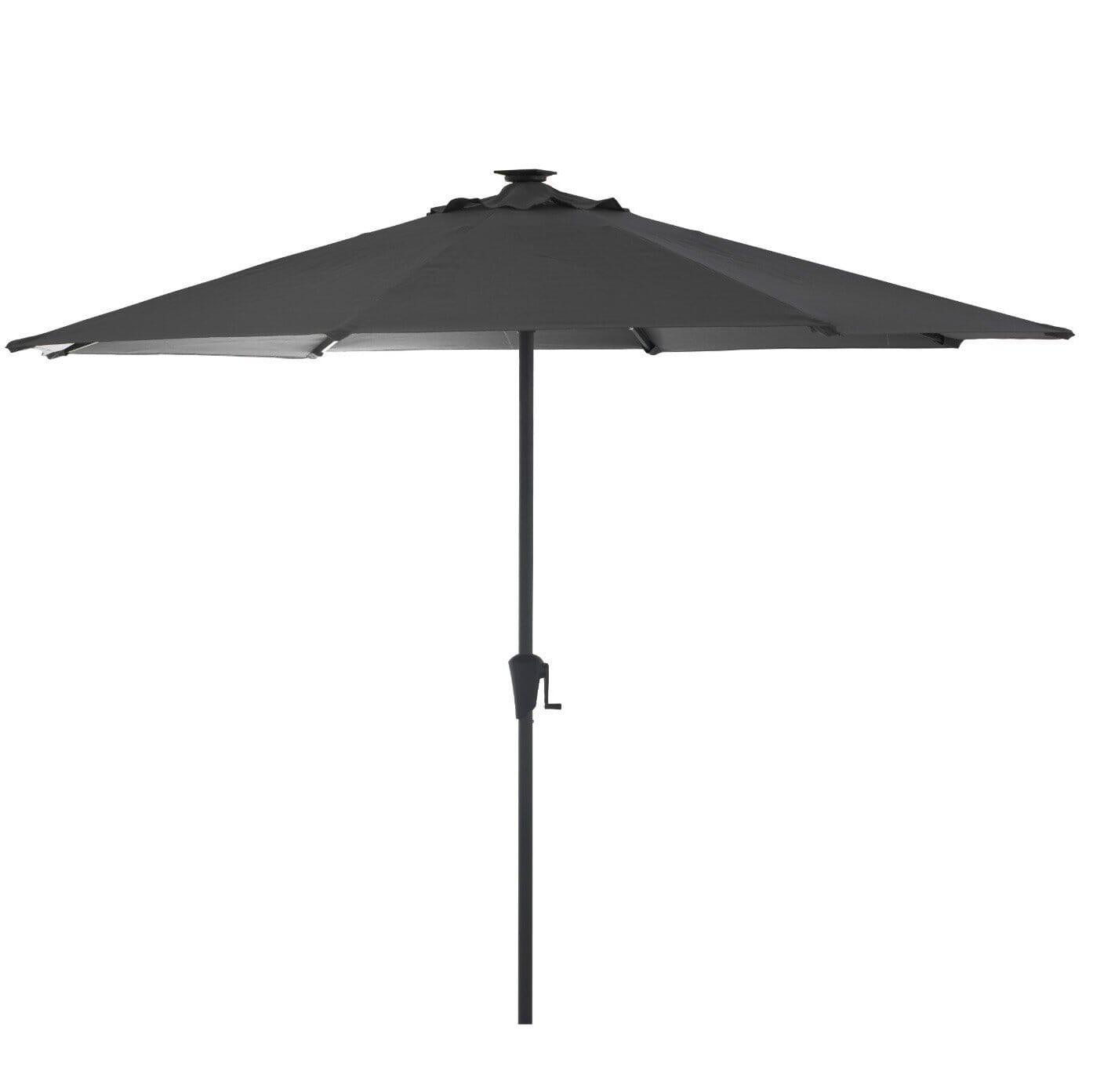 Outlet - Round 2.7m Parasol - Grey - Laura James