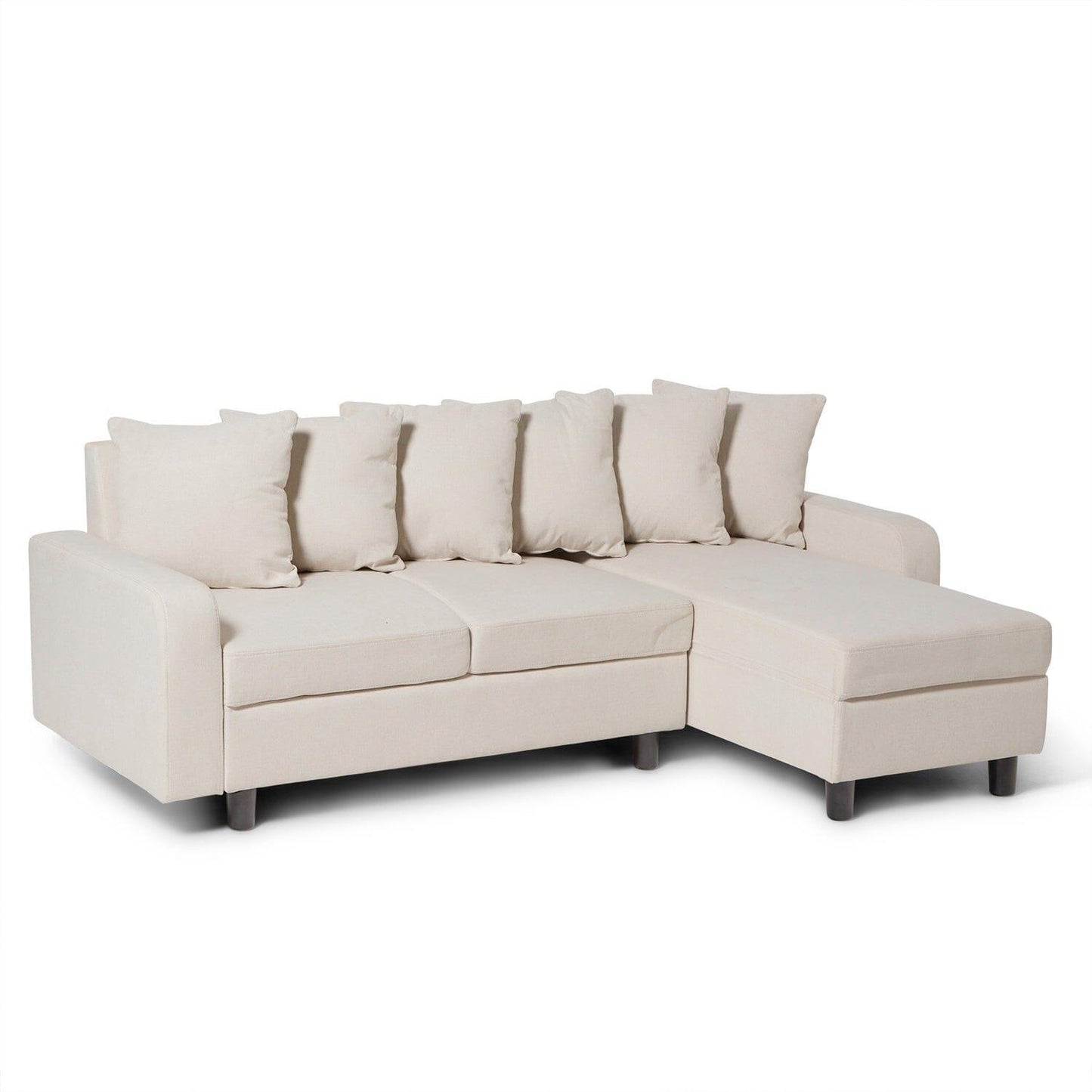 Tracy Oatmeal Cream Corner Sofa - Laura James