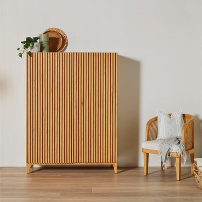 Willow Tall Cabinet Natural - Laura James