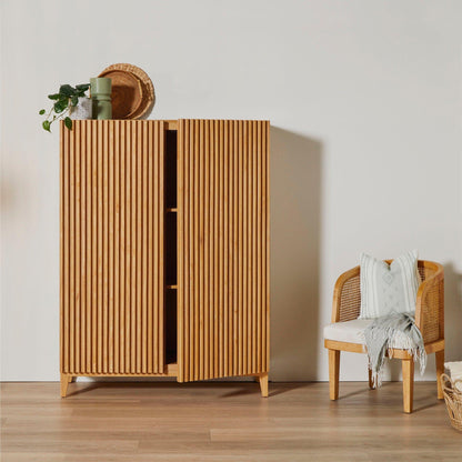 Willow Tall Cabinet Natural - Laura James