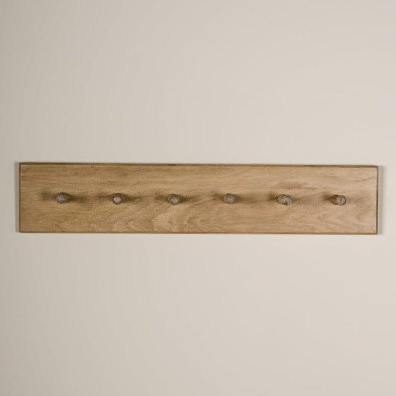 Willow Wooden Coat Rack - Whitewash