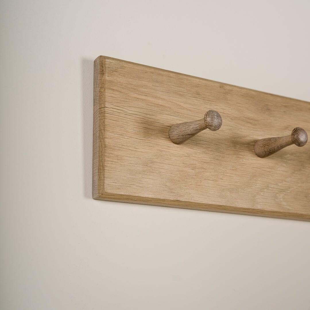 Willow Wooden Coat Rack - Whitewash