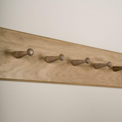 Willow Wooden Coat Rack - Whitewash