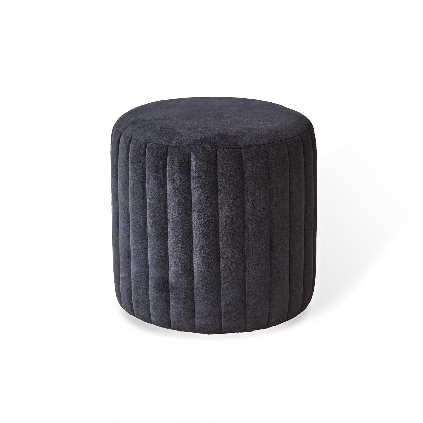 Penelope Drum Stool - Black