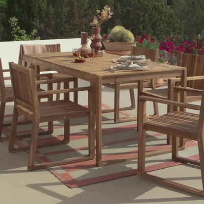 Lennox 6 Seater Wooden Outdoor Dining Set