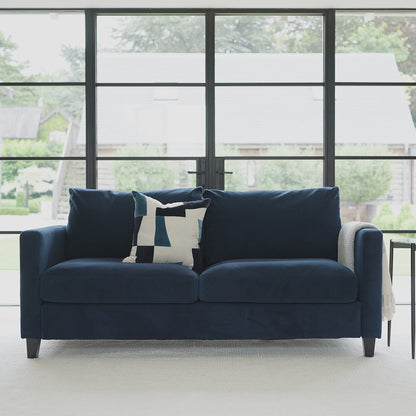 Ava Ink Dark Blue Sofa - Laura James