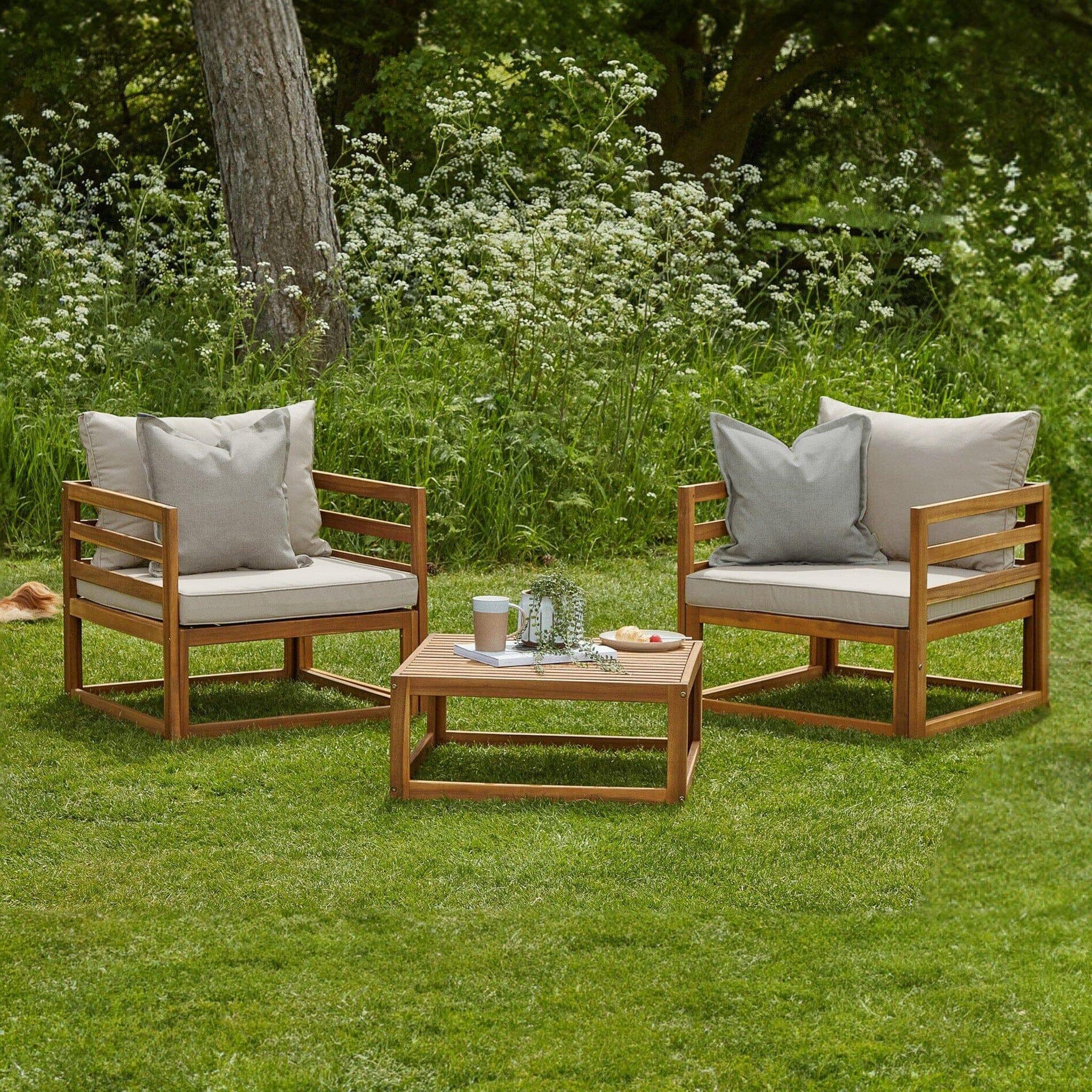 Patio coffee table and chairs sale