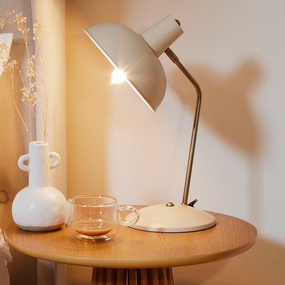 Vintage Style Desk Lamp Cream
