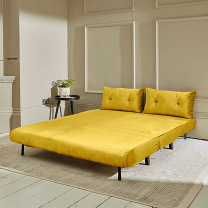 una-yellow-double-sofa-bed