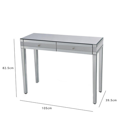 Aleanor Mirrored Dressing Table - Laura James