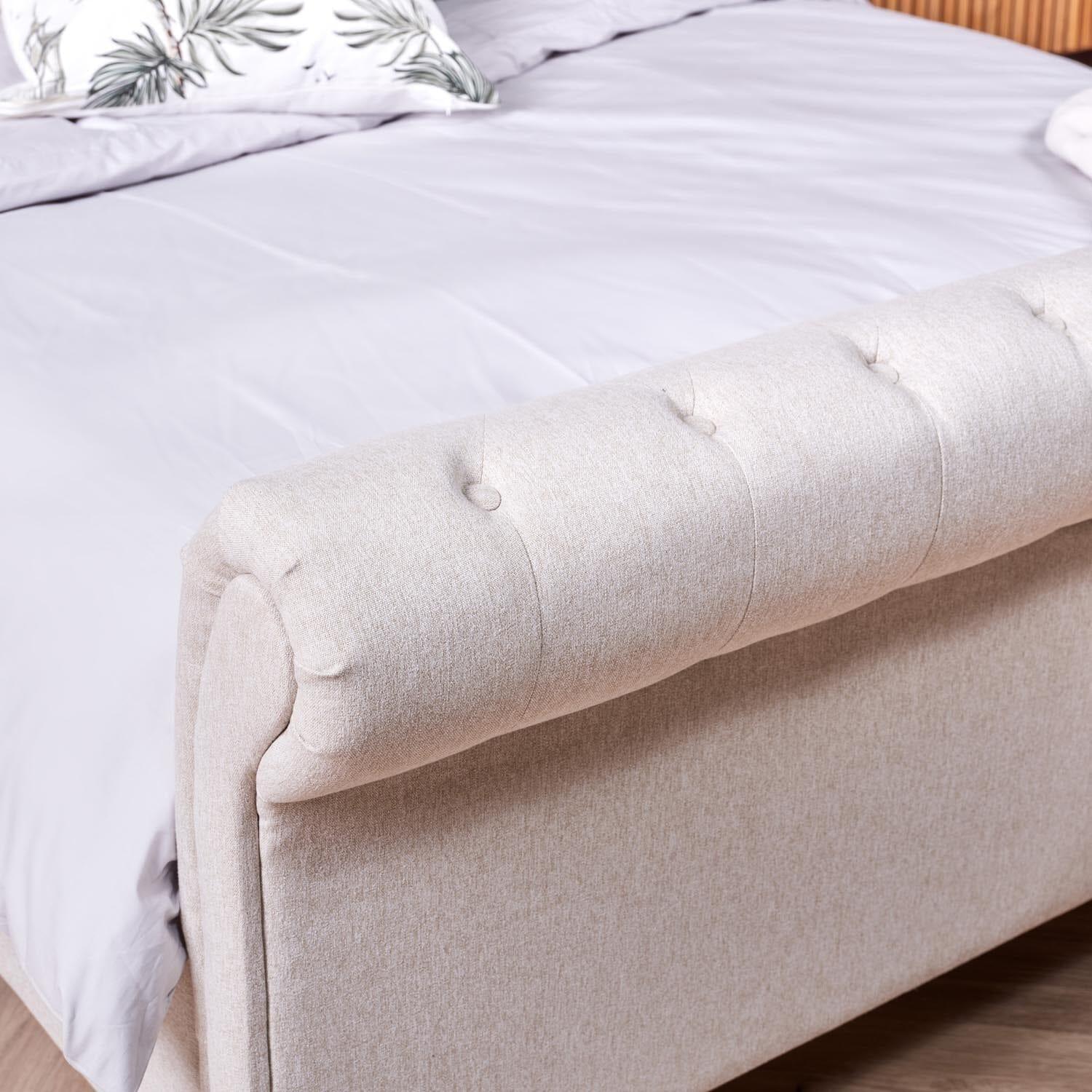 Blenheim natural bed frame - Laura James