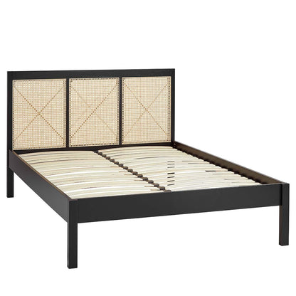 Charlie king size bed frame - black - Laura James