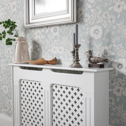 Radiator Cover Painted White - Medium - Laura James