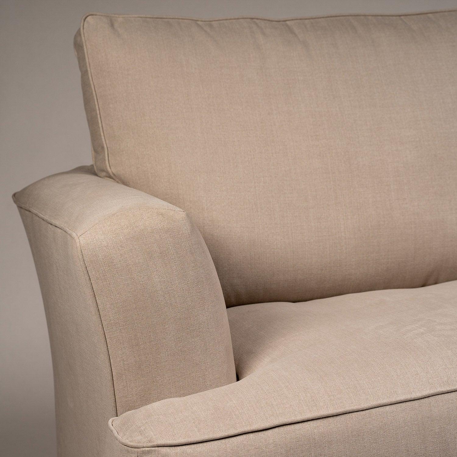 Frankie large sofa - 4 seater - Natural Clay - Laura James