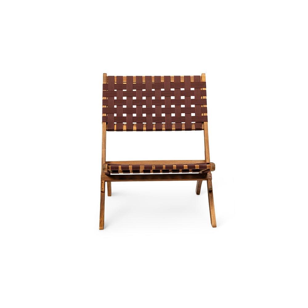 Kai Folding Beach Chair Burgundy