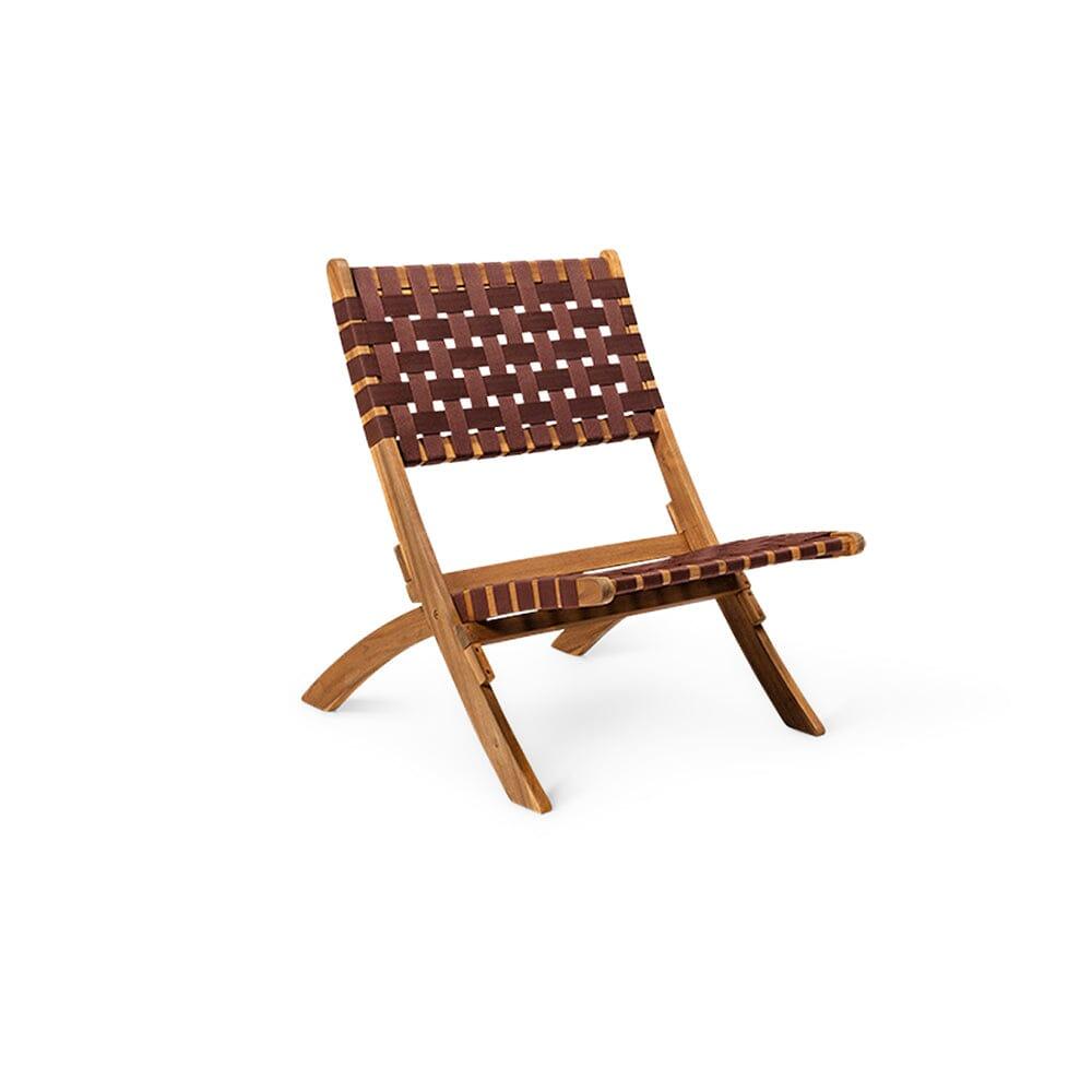 Kai Folding Beach Chair Burgundy