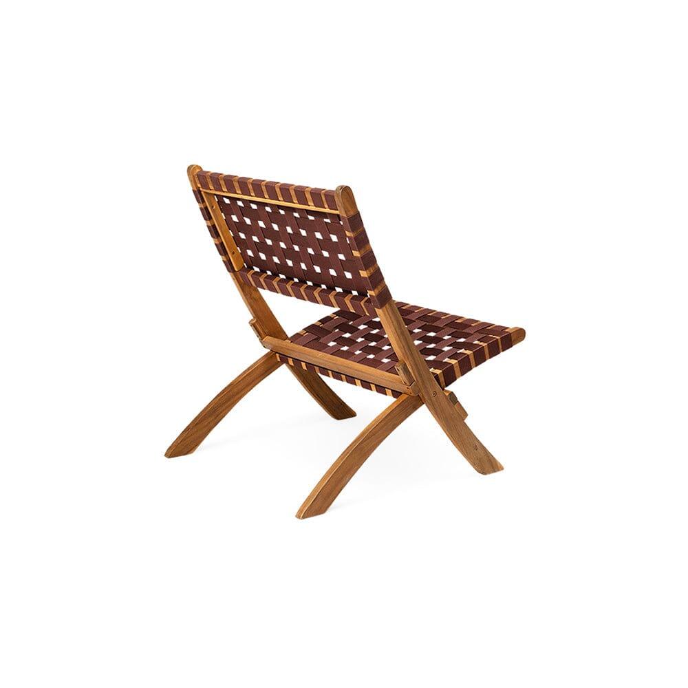 Kai Folding Beach Chair Burgundy