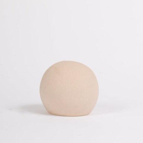 Kelton 9cm Ceramic Ball Ornament - Taupe - Laura James