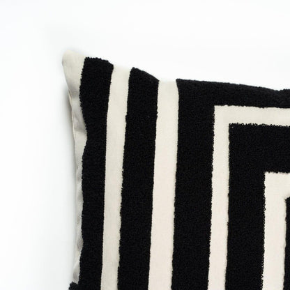 Geometric tufted cushion cover - Laura James